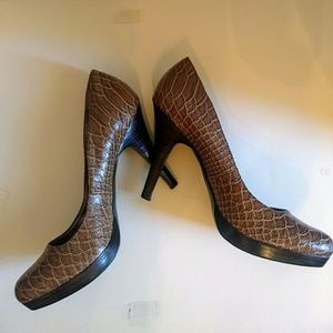 Alfani Snakeskin Print Pumps